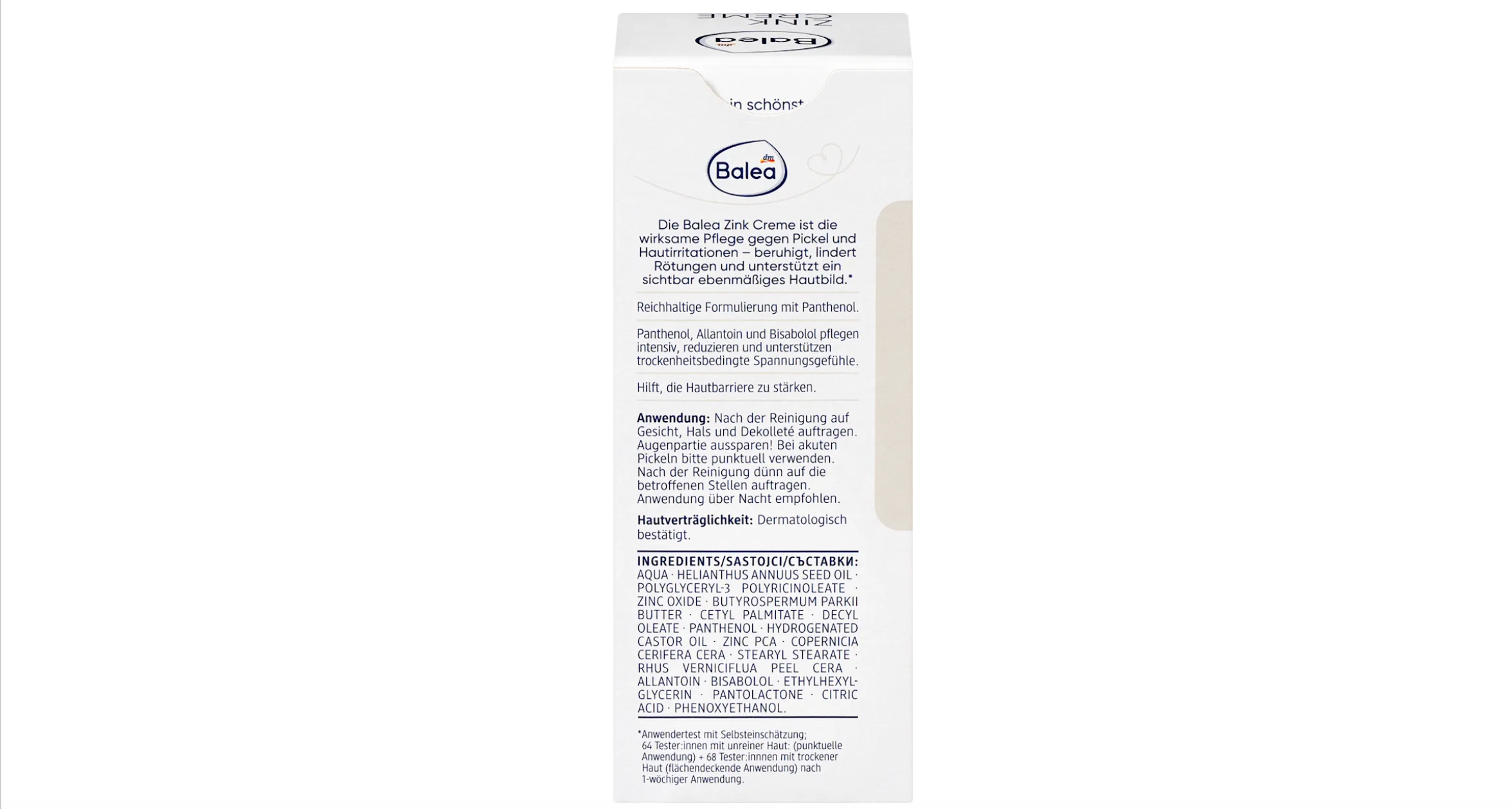 Balea Zinc Cream – Soothing Care for Irritated Skin