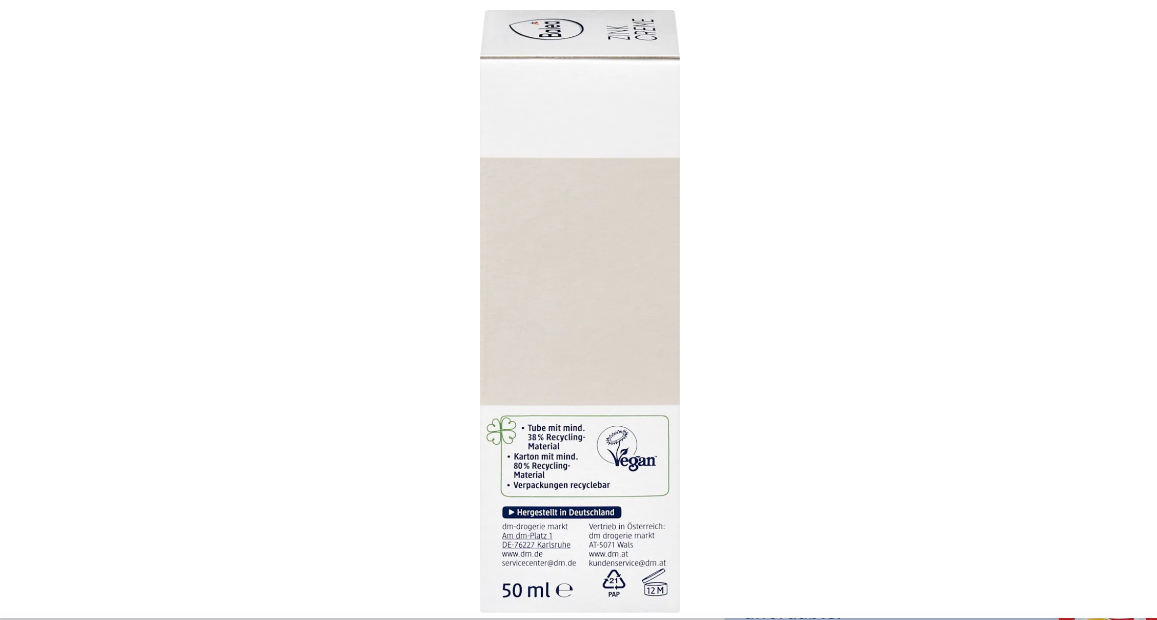 Balea Zinc Cream – Soothing Care for Irritated Skin