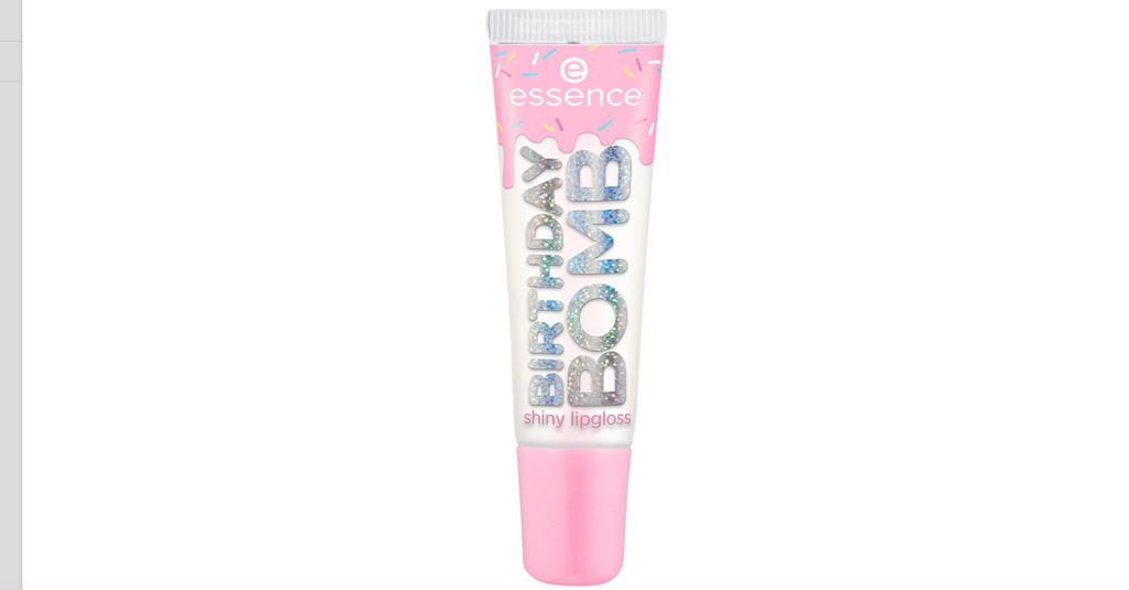 Essence Lip Gloss Juicy Birthday Bomb Shiny 01 Cake My Day, 10 ml