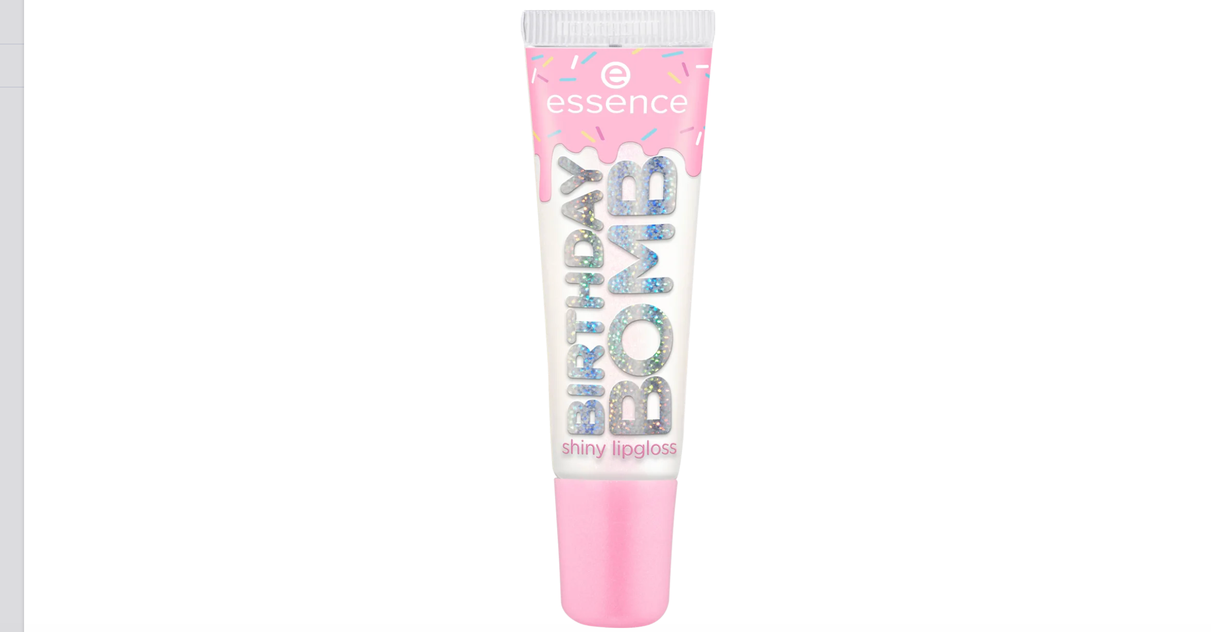 Essence Lip Gloss Juicy Birthday Bomb Shiny 01 Cake My Day, 10 ml
