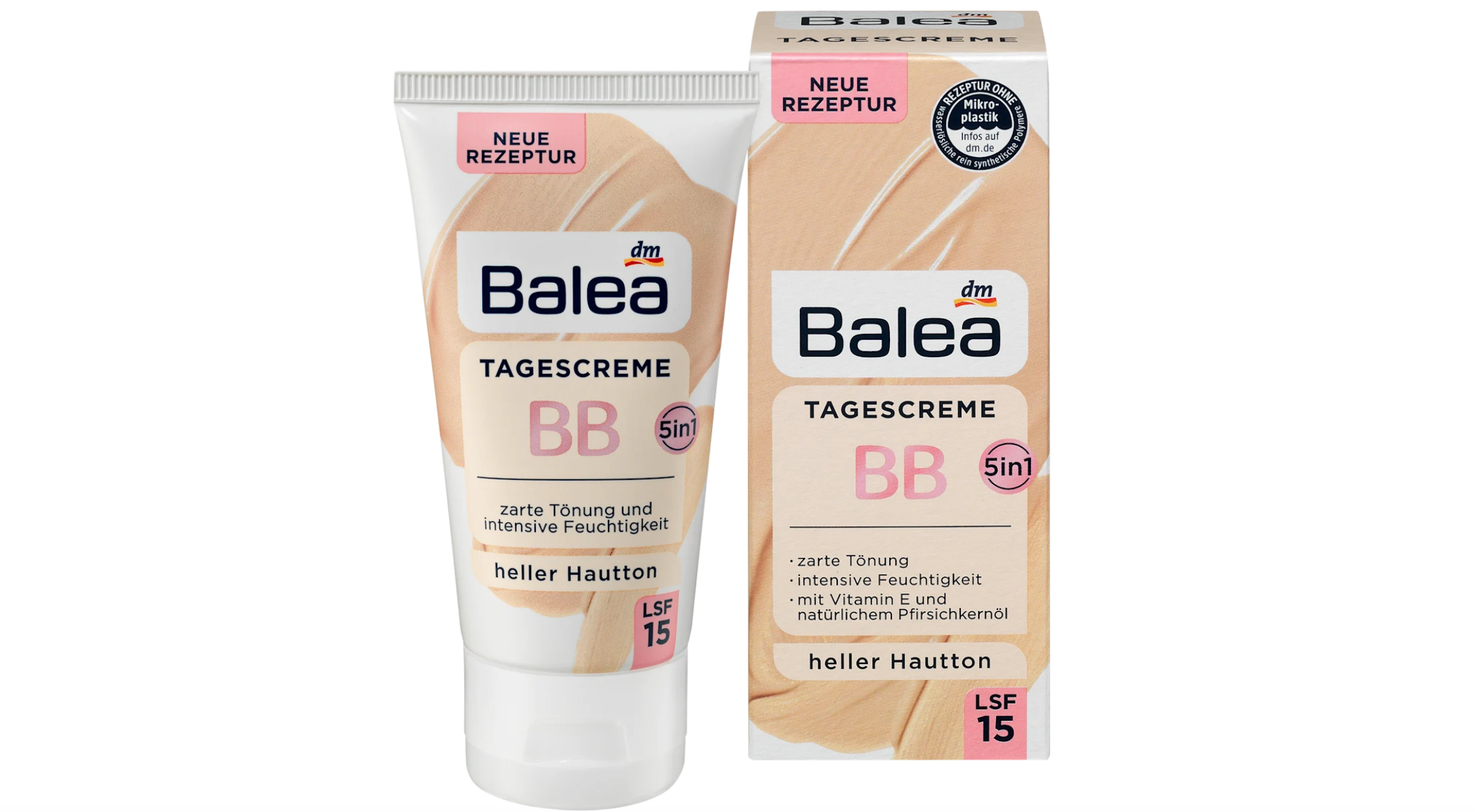 Balea BB Day Cream Light Skin Tone SPF 15 – Tinted Moisturizer with Vitamin E