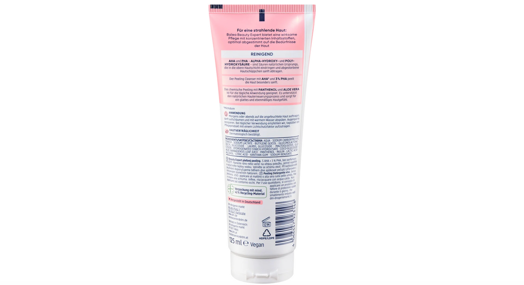 Balea Beauty Expert Peeling Cleanser, 125 ml